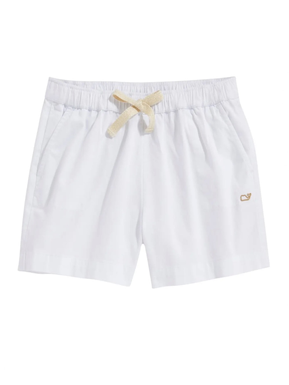 NWT Vineyard Vines girls coastline pull-on shorts White size XS 5-6 🤍